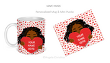 Mug & Mini Puzzle-Love Hugs-Nikki-Personalize it!!!