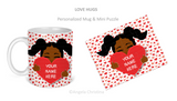 Mug & Mini Puzzle-Love Hugs-Maria-Personalize it!!!
