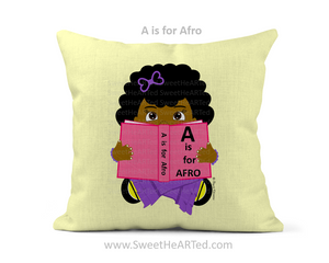 Pillow-A is for AFRO