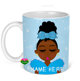 Mug-Lil Miss Fluff (Blue)