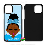 Phone Case-Lil Miss Fluff (Blue)