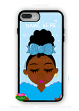 Phone Case-Lil Miss Fluff (Blue)