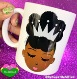 Mug-Her Royal Poofyness-Gold Crown