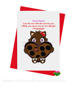 Card - Hearts of Chocolate-Kitty