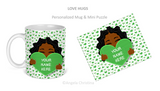 Mug & Mini Puzzle-Love Hugs-Ruby-Personalize it!!!