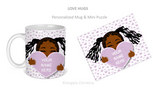 Mug & Mini Puzzle-Love Hugs-Shayla-Personalize it!!!