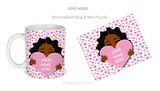 Mug & Mini Puzzle-Love Hugs-Ruby-Personalize it!!!