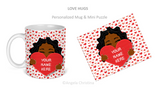 Mug & Mini Puzzle-Love Hugs-Ruby-Personalize it!!!