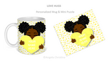 Mug & Mini Puzzle-Love Hugs-Kimmie-Personalize it!!!