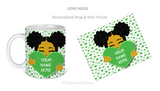 Mug & Mini Puzzle-Love Hugs-June-Personalize it!!!