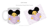 Mug & Mini Puzzle-Love Hugs-Sandy-Personalize it!!!