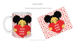 Mug & Mini Puzzle-Love Hugs-Sandy-Personalize it!!!