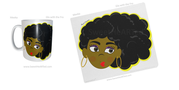 Mug & Mouse pad set -Meeka