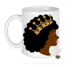 Mug-Queen Poofaunt-Gold Crown