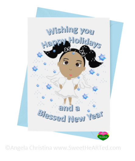 Holiday Card- Snow Angel-Carmen