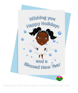 Holiday Card- Snow Angel-Eden