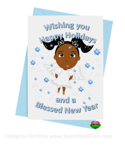 Holiday Card- Snow Angel-Barbara