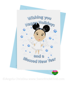 Holiday Card- Snow Angel-Carol