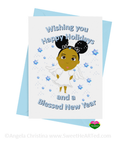 Holiday Card- Snow Angel-Dawn