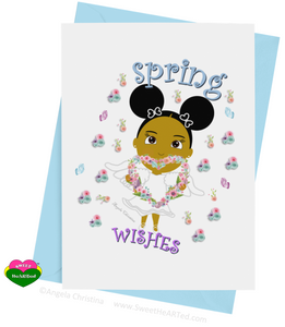 Card- Spring Angel-Brandy