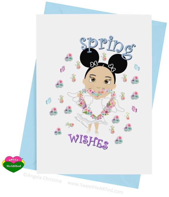 Card- Spring Angel-Carol