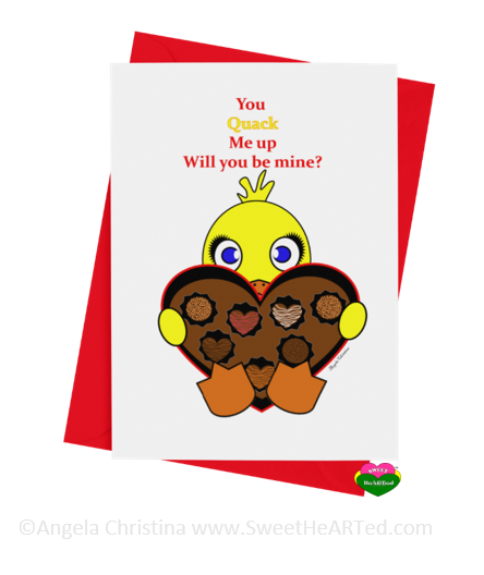 Card - Hearts of Chocolate-Ducky