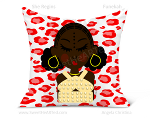 Pillow-She Reigns-Funekah