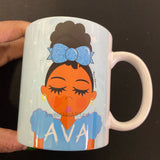 Mug-Lil Miss Fluff (Blue)
