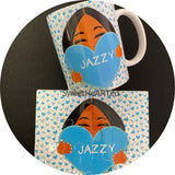 Mug & Mini Puzzle-Love Hugs-Sandy-Personalize it!!!